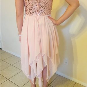 Delia’s Blush Pink Strapless Party Dress